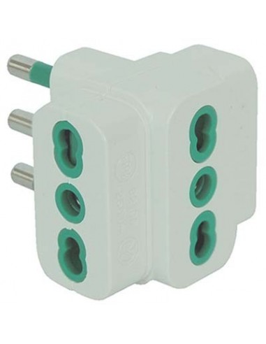 ADATTATORE TRIPLO 16A-16A GARANTI