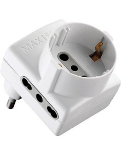 ADATTATORE TRIPLO 16A-16A+SCHUKO ELECTRALINE