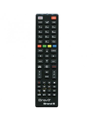TELECOMANDO BRAND6 TV TELEFUNKEN BRAVO