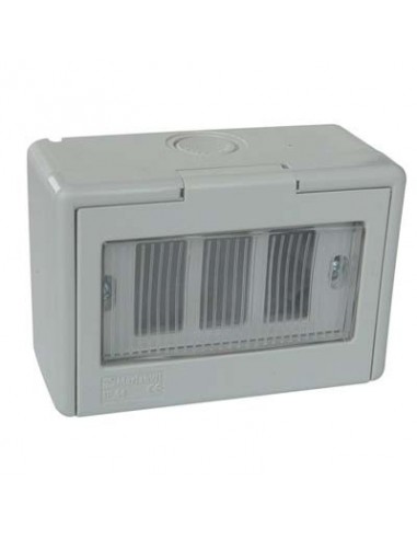 INVOLUCRO A PARETE + PORTELLA IP44 MARLANVIL