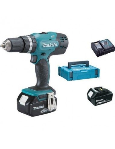 TRAPANO AVVIT PERCUS BATTERIA DHP453RFE MAKITA
