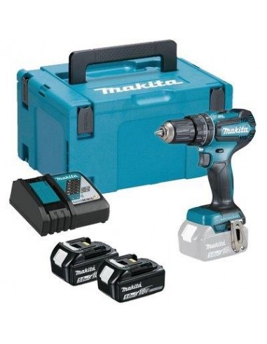 TRAPANO AVVIT PERCUS BATTERIA DHP485RTJ MAKITA