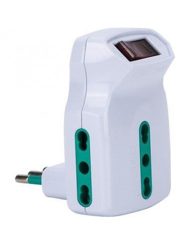ADATTATORE TRIPLO 10A-10/16A FME