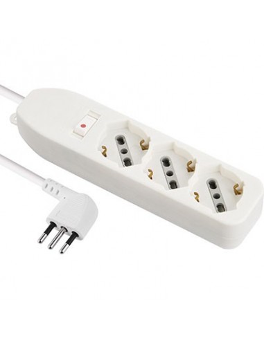 MULTIPRESA BIPASSO SCHUKO + TERMICO ELECTRALINE