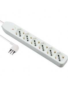 MULTIPRESA BIPASSO SCHUKO + TERMICO ELECTRALINE