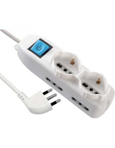 MULTIPRESA BIPASSO + SCHUKO + INT.LUM ELECTRALINE