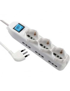 MULTIPRESA BIPASSO + SCHUKO + INT.LUM ELECTRALINE