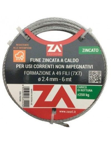 FUNE ARGANO ZINCATA