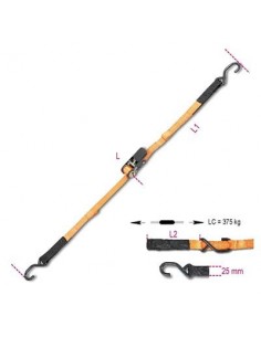 CINGHIA A TRAZIONE 2 GANCI+ASOLE+CRIC 8188CG ROBUR