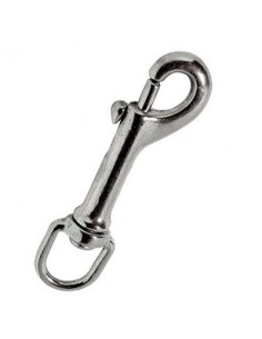 MOSCHETTONE REDINE LUNGO OTTONE NICHELATO KONG