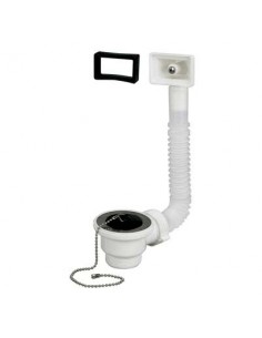 PILETTA LAVELLO INOX + TROPPO PIENO