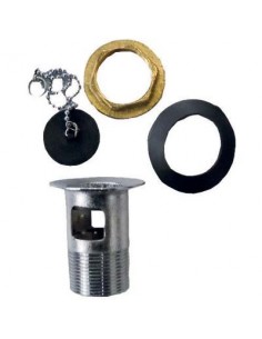 PILETTA SCARICO LAVABO + TROPPO PIENO