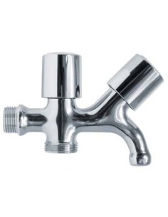 DOPPIO RUBINETTO A VITE X LAVATRICE 220 ITAP