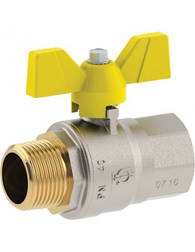 VALVOLA SFERA GAS + FARFALLA MF FUTURGAS FIV