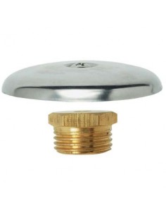 TAPPO M OTTONE + ROSONE INOX