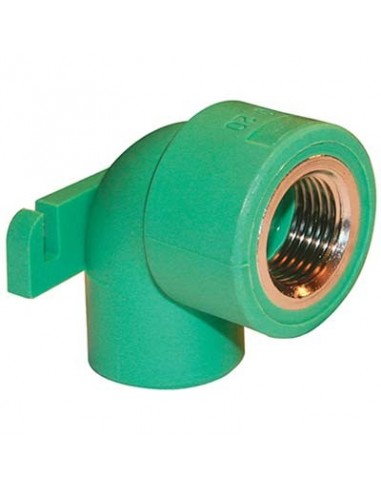 GOMITO PPR A SALDARE 90° F.FEMMINA + STAFFA