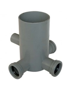 POZZETTO WC SCARICO 3 INGRESSI + 1 USCITA