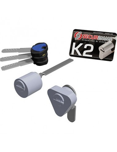 COPPIA CILINDRI ESTERNI K2 3200-E SECUREMME