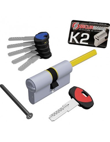 CILINDRO SAGOMATO K2 3200-Q X POMOLO SECUREMME