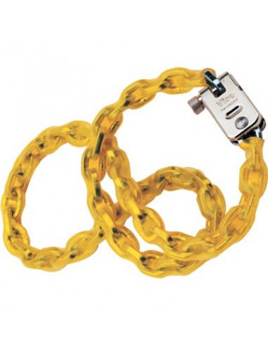 CATENA SICUREZZA CEMENTATA QUADRA + LUCCHETTO VIRO