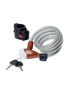 ANTIFURTO FUNE A SPIRALE BICI-MOTO 87322/10 ILSA