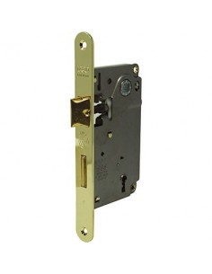SERRATURA PATENT B.TONDO OTTONATO CENTRO AGB