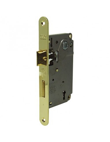 SERRATURA PATENT B.TONDO OTTONATO CENTRO AGB