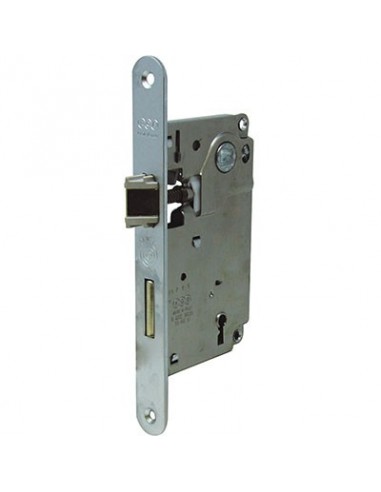 SERRATURA PATENT B.TONDO CROMO OPACO CENTRO AGB