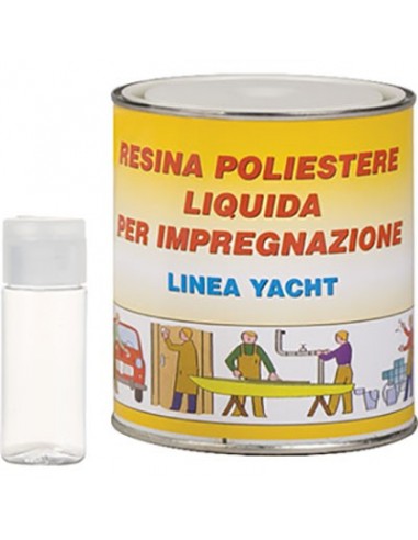 FIBRORESINA LIQUIDA + CATALIZZATORE