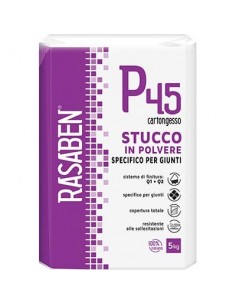 STUCCO POLVERE CARTONGESSO P45 K2 RASABEN
