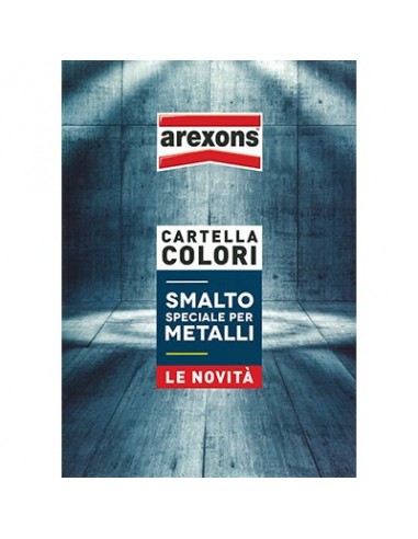 CARTELLA COLORI VERNICE SPRAY METALLI AREXONS