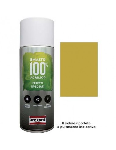 SMALTO SPRAY 100% ACRILICO METALLIZZANTE AREXONS