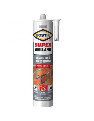 SILICONE SUPER SIGILLANTE CEMENTO CALCESTR BOSTIK