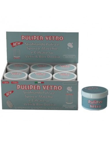 PASTA RIMUOVI CALCARE VETRO DOCCIA PULIPER