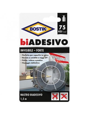 NASTRO BIADESIVO INVISIBILE BOSTIK