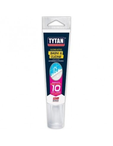 SILICONE ACETICO BAGNI E CUCINE IN TUBETTO TYTAN