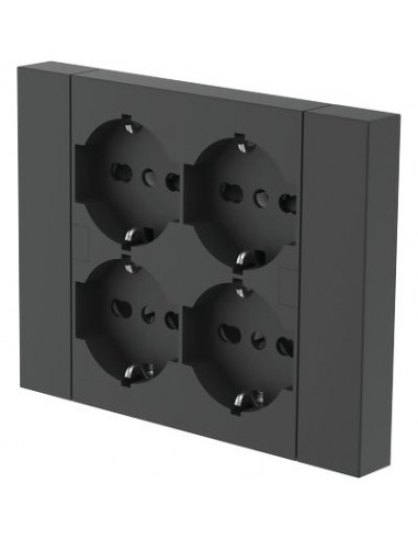 MULTIPRESA BIPASSO + SCHUKO INCASSO ELECTRALINE