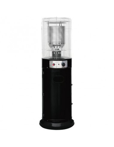 STUFA GAS GPL SHORT ROUND PATIO + RUOTE DOMUS