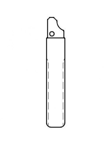 CHIAVE FLIP AUTO CITROEN HU107T SILCA