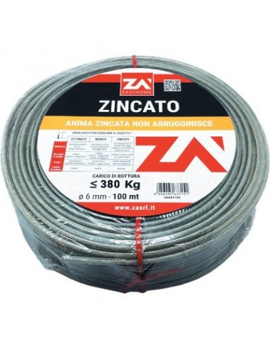 CAVETTO ACCIAIO ZINCATO TRASPARENTE