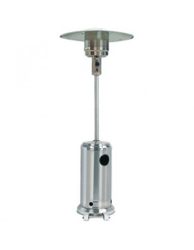 STUFA GAS GPL A FUNGO + RUOTE FLAME DOMUS