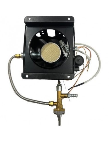 BRUCIATORE STUFA GAS ROUND PATIO FLAME DOMUS