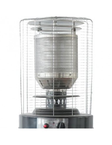 BRUCIATORE STUFA GAS GPL SHORT ROUND PATIO FLAME