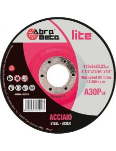 DISCO ABRASIVO TAGLIO FERRO ABRABETA