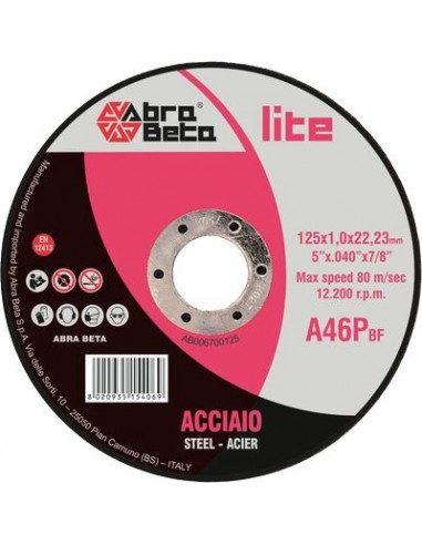 DISCO ABRASIVO TAGLIO FERRO ABRABETA