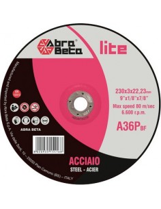 DISCO ABRASIVO TAGLIO FERRO ABRABETA