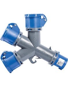 ADATTATORE MULTIPLO SPINA BLU PRESA BLU 1352 VB