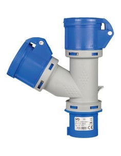 ADATTATORE DOPPIO SPINA BLU-PRESA BLU 1751 VB