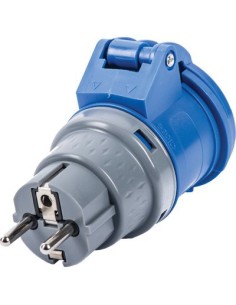 ADATTATORE SCHUKO-PRESA BLU 75000 VB