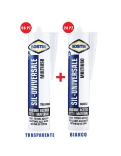 KIT BOSTIK SILICONE ACETICO SPECIAL